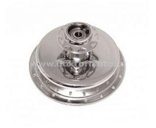 Wheel hub, front - mounted (JAWA Pérák), chrome / D = 160