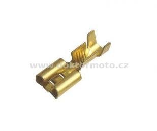 Connector flat plug 6.3 x 1.0 - 2.5 (UNI)