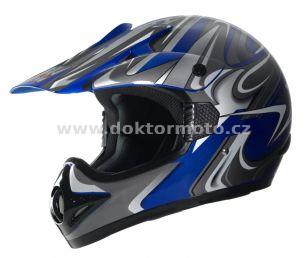 Cross Helmet CR2 STEAMLINE BLUE - size XL